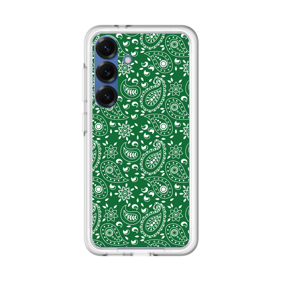 スリムプロテクションプレミアムケース［ ペイズリー - Green ］