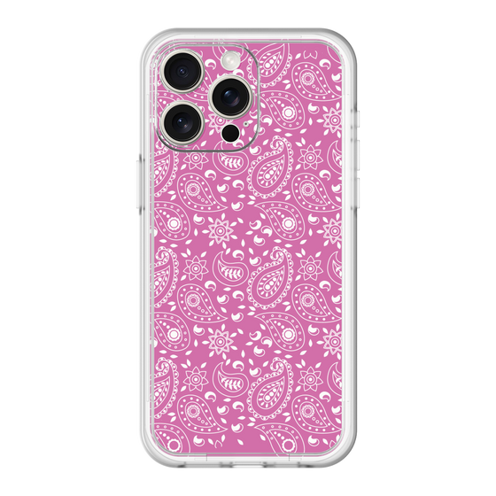 スリムプロテクションプレミアムケース［ ペイズリー - Pink ］