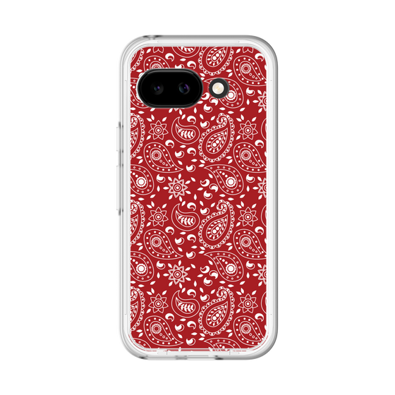 スリムプロテクションプレミアムケース［ ペイズリー - Red ］