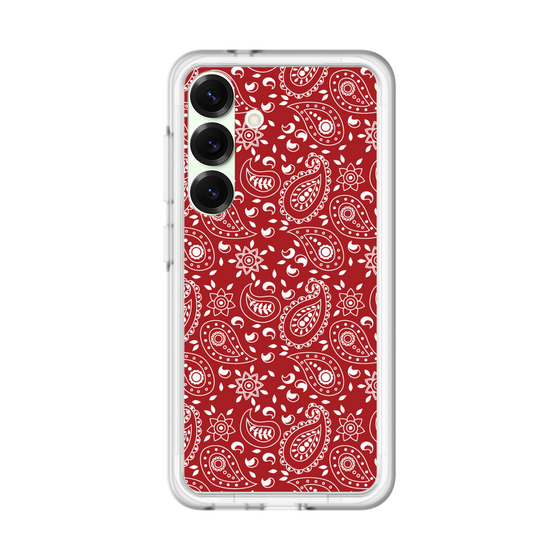 スリムプロテクションプレミアムケース［ ペイズリー - Red ］