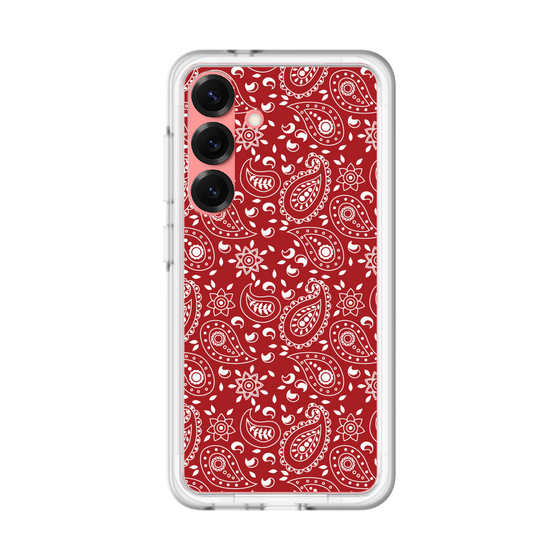 スリムプロテクションプレミアムケース［ ペイズリー - Red ］