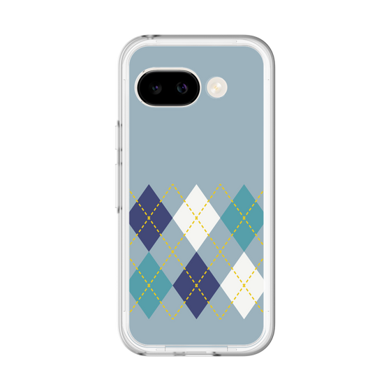 スリムプロテクションプレミアムケース［ Nordic Argyle - Blue ］