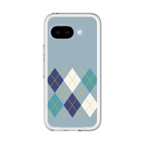 スリムプロテクションプレミアムケース［ Nordic Argyle - Blue ］