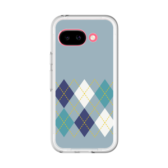 スリムプロテクションプレミアムケース［ Nordic Argyle - Blue ］