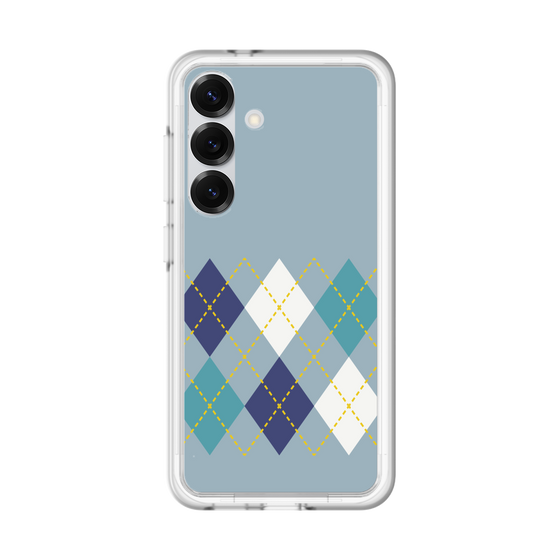 スリムプロテクションプレミアムケース［ Nordic Argyle - Blue ］