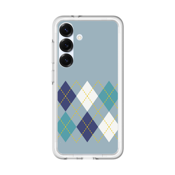 スリムプロテクションプレミアムケース［ Nordic Argyle - Blue ］