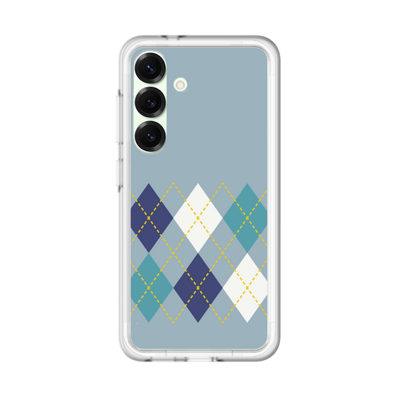 スリムプロテクションプレミアムケース［ Nordic Argyle - Blue ］