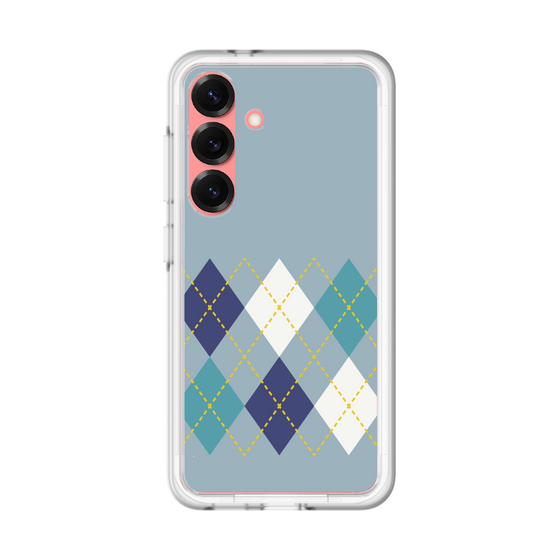 スリムプロテクションプレミアムケース［ Nordic Argyle - Blue ］