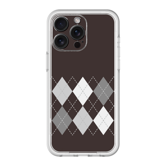 スリムプロテクションプレミアムケース［ Nordic Argyle - Black ］