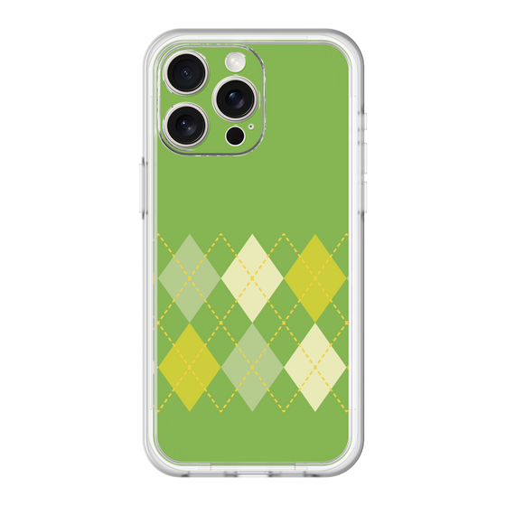 スリムプロテクションプレミアムケース［ Nordic Argyle - Green ］