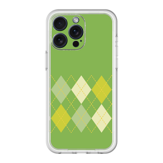スリムプロテクションプレミアムケース［ Nordic Argyle - Green ］