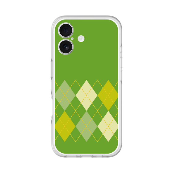 スリムプロテクションプレミアムケース［ Nordic Argyle - Green ］