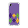 スリムプロテクションプレミアムケース［ Nordic Argyle - Purple ］