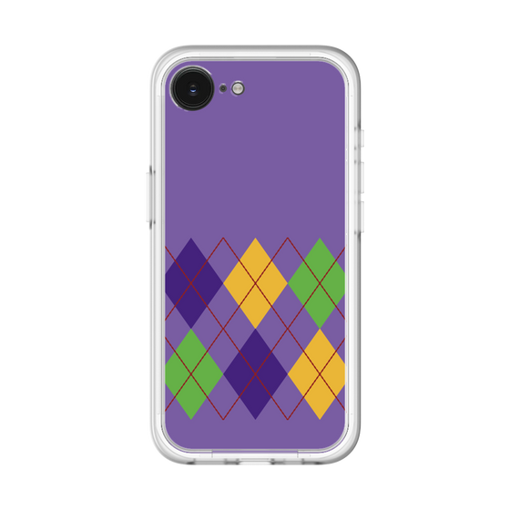 スリムプロテクションプレミアムケース［ Nordic Argyle - Purple ］