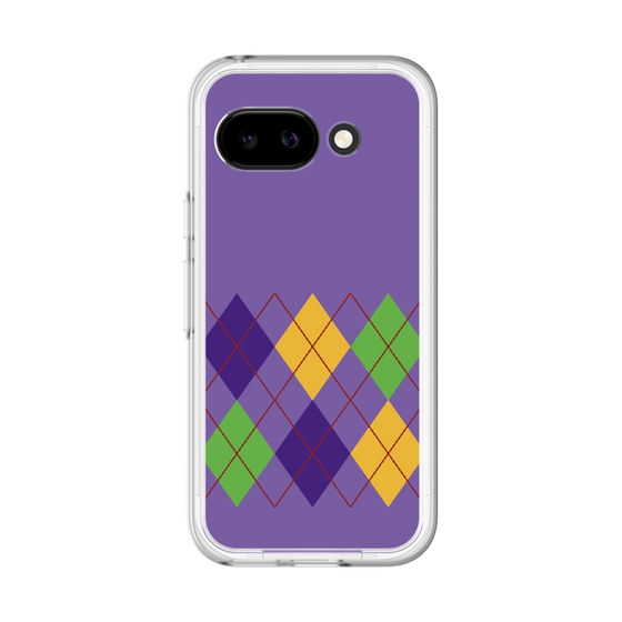 スリムプロテクションプレミアムケース［ Nordic Argyle - Purple ］