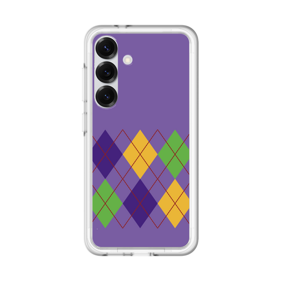 スリムプロテクションプレミアムケース［ Nordic Argyle - Purple ］