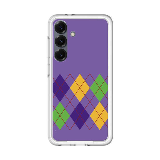 スリムプロテクションプレミアムケース［ Nordic Argyle - Purple ］