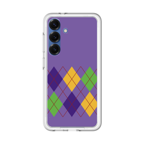 スリムプロテクションプレミアムケース［ Nordic Argyle - Purple ］