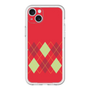 スリムプロテクションプレミアムケース［ Nordic Argyle - Red ］