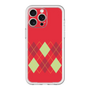 スリムプロテクションプレミアムケース［ Nordic Argyle - Red ］