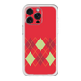 スリムプロテクションプレミアムケース［ Nordic Argyle - Red ］