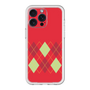 スリムプロテクションプレミアムケース［ Nordic Argyle - Red ］