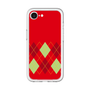 スリムプロテクションプレミアムケース［ Nordic Argyle - Red ］