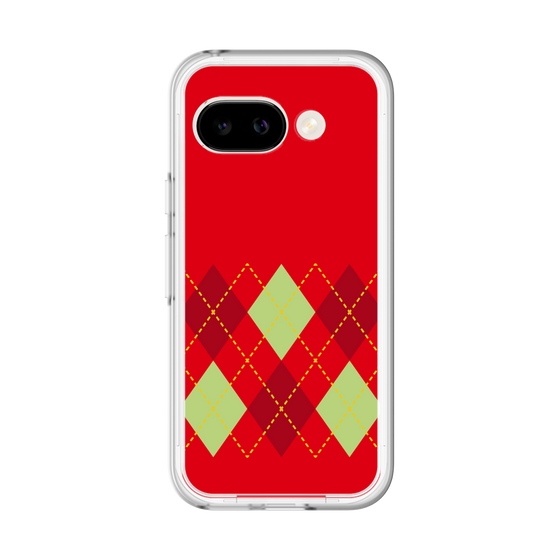 スリムプロテクションプレミアムケース［ Nordic Argyle - Red ］