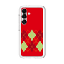 スリムプロテクションプレミアムケース［ Nordic Argyle - Red ］
