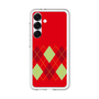 スリムプロテクションプレミアムケース［ Nordic Argyle - Red ］