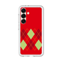 スリムプロテクションプレミアムケース［ Nordic Argyle - Red ］