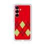 スリムプロテクションプレミアムケース［ Nordic Argyle - Red ］