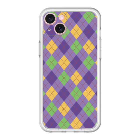 スリムプロテクションプレミアムケース［ Argyle - Purple ］