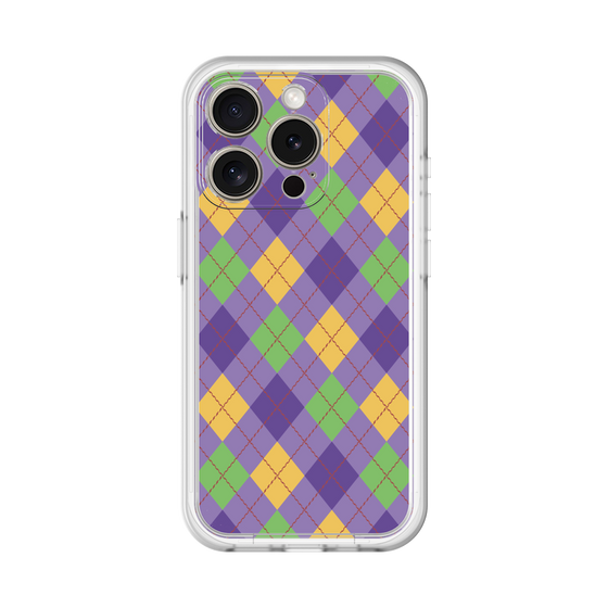 スリムプロテクションプレミアムケース［ Argyle - Purple ］