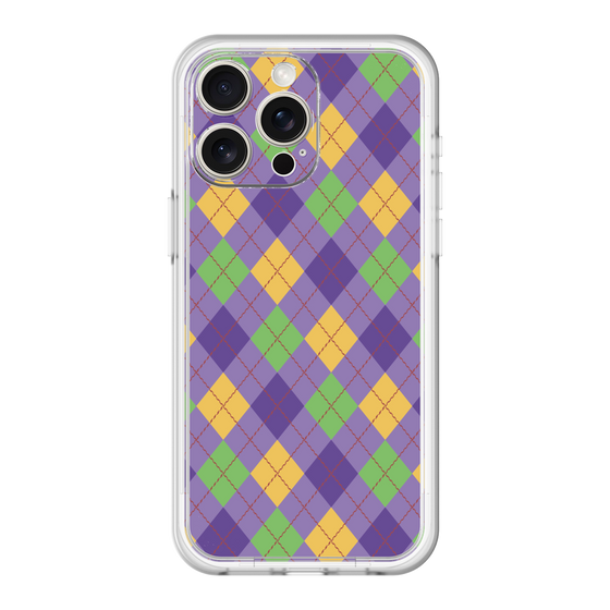 スリムプロテクションプレミアムケース［ Argyle - Purple ］