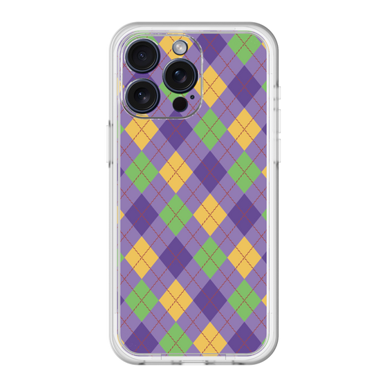 スリムプロテクションプレミアムケース［ Argyle - Purple ］