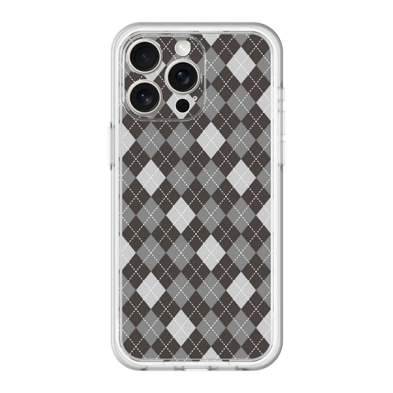 スリムプロテクションプレミアムケース［ Argyle - Black ］