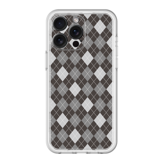 スリムプロテクションプレミアムケース［ Argyle - Black ］