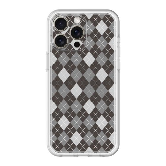 スリムプロテクションプレミアムケース［ Argyle - Black ］