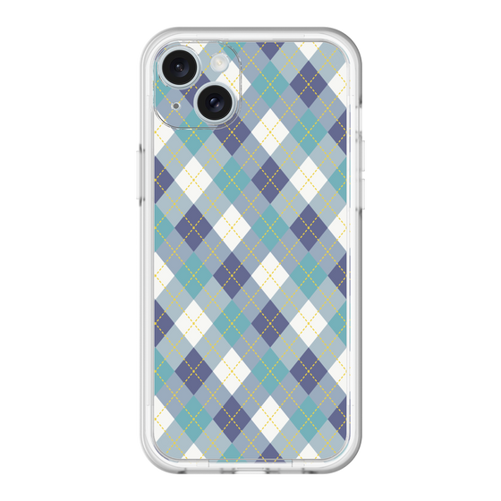 スリムプロテクションプレミアムケース［ Argyle - Blue ］