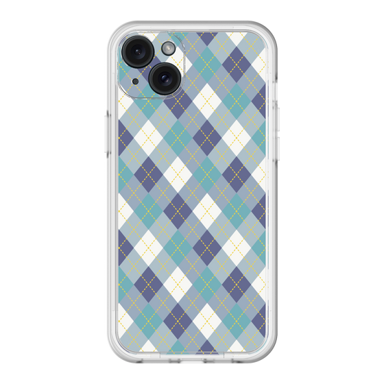 スリムプロテクションプレミアムケース［ Argyle - Blue ］