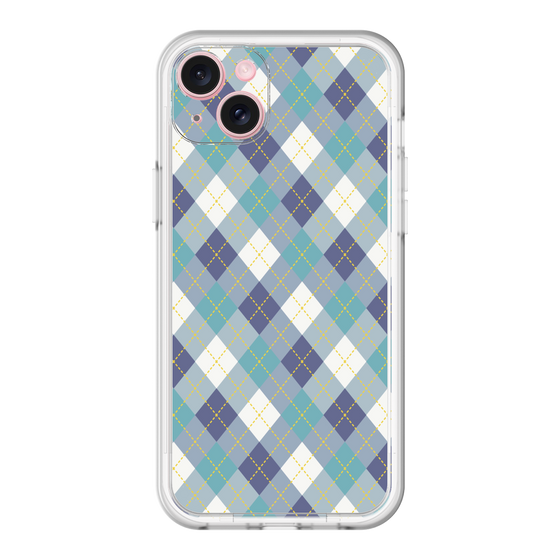 スリムプロテクションプレミアムケース［ Argyle - Blue ］