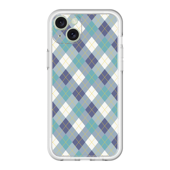 スリムプロテクションプレミアムケース［ Argyle - Blue ］
