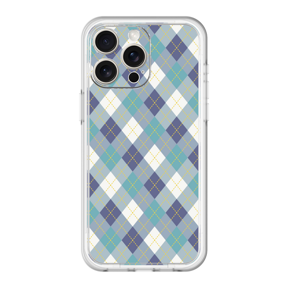 スリムプロテクションプレミアムケース［ Argyle - Blue ］