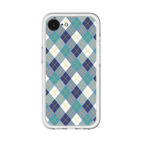 スリムプロテクションプレミアムケース［ Argyle - Blue ］