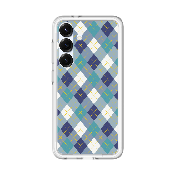 スリムプロテクションプレミアムケース［ Argyle - Blue ］