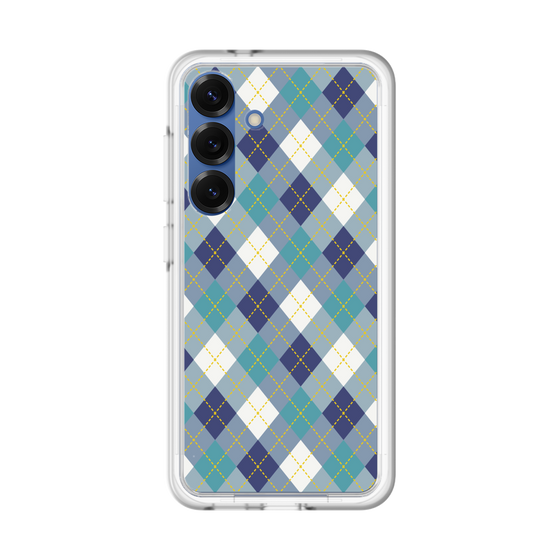 スリムプロテクションプレミアムケース［ Argyle - Blue ］
