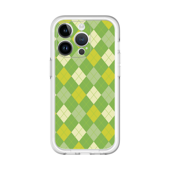 スリムプロテクションプレミアムケース［ Argyle - Green ］