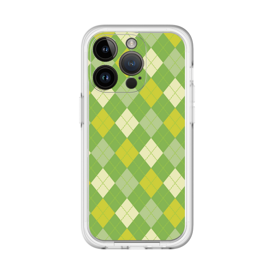 スリムプロテクションプレミアムケース［ Argyle - Green ］