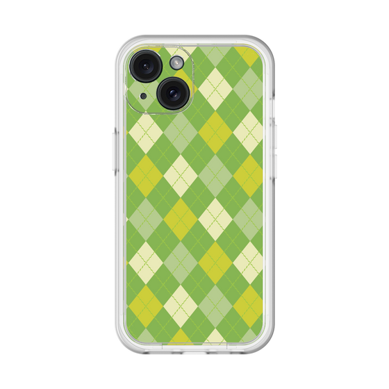 スリムプロテクションプレミアムケース［ Argyle - Green ］